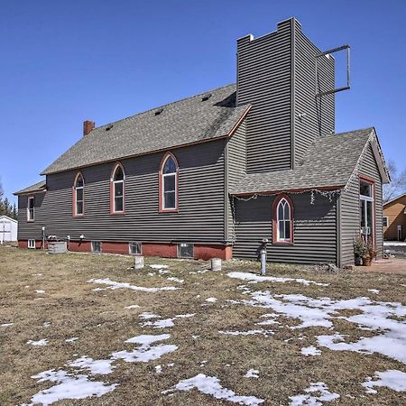 Renovated Historic Church Along Namekagon River! Seeley Extérieur photo