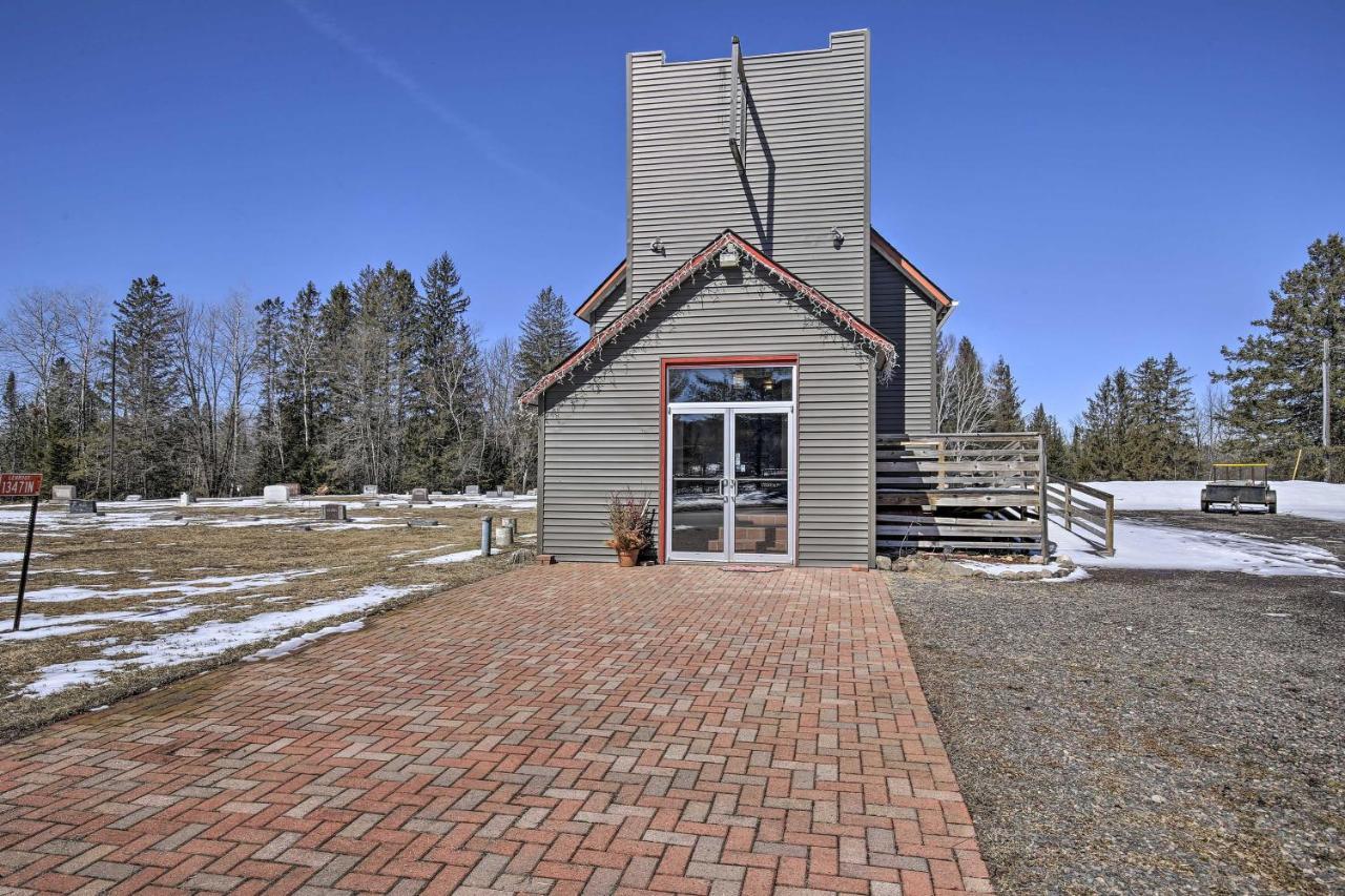 Renovated Historic Church Along Namekagon River! Seeley Extérieur photo