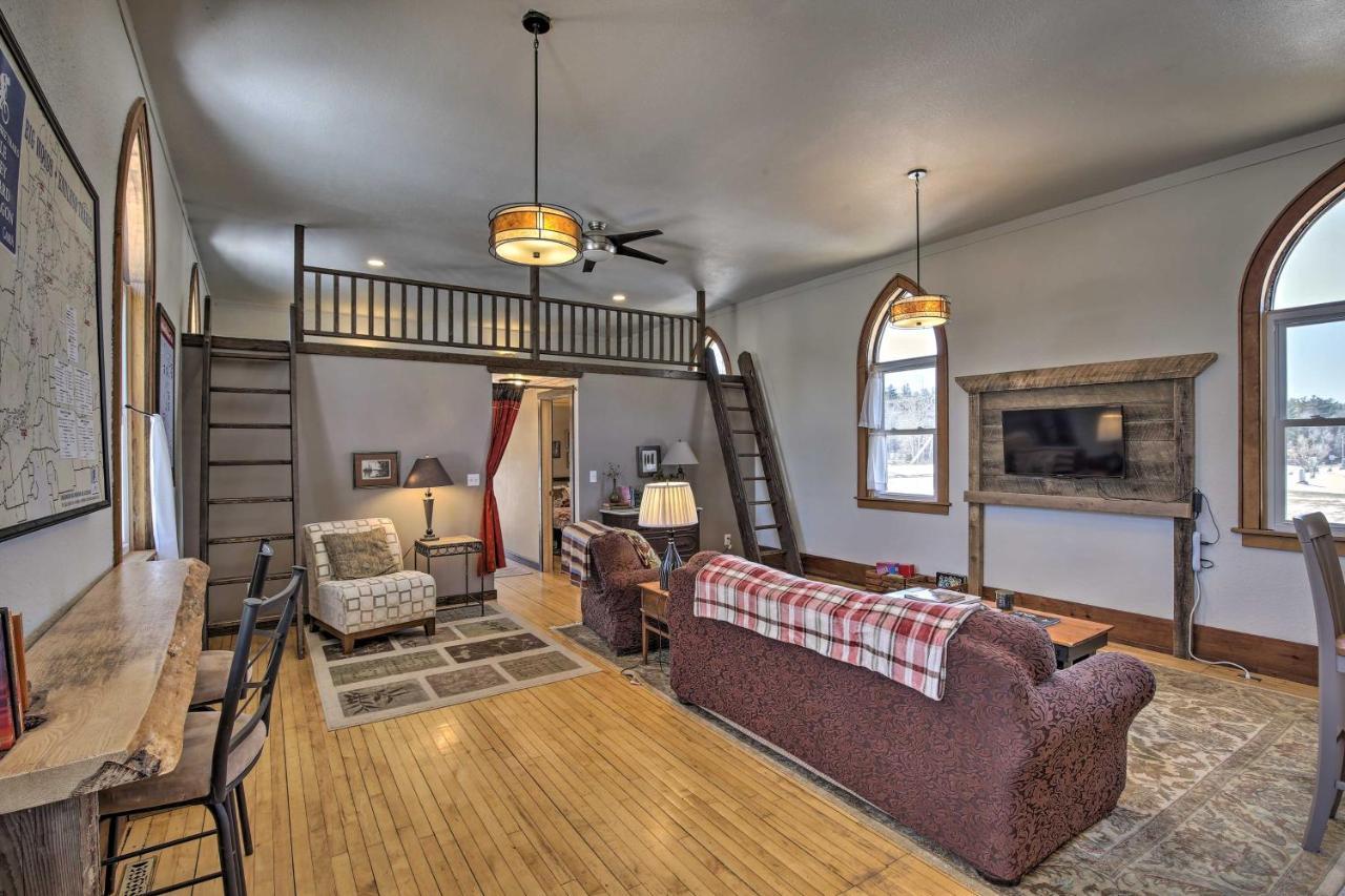 Renovated Historic Church Along Namekagon River! Seeley Extérieur photo