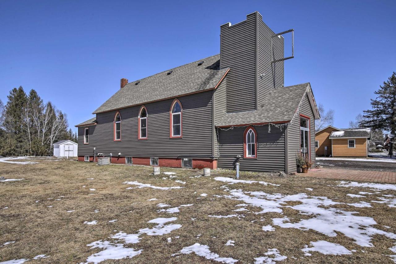 Renovated Historic Church Along Namekagon River! Seeley Extérieur photo